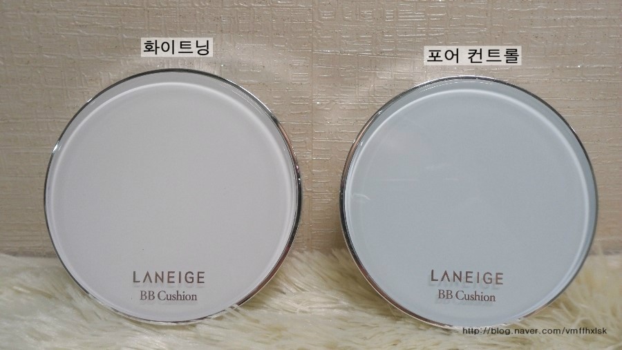 라네즈 비비쿠션 화이트닝vs포어컨트롤(쿠션제품 비교+아이오페,에스쁘아,숨)