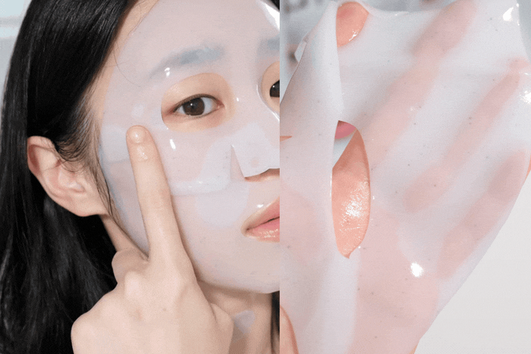 프리메라 3C-히알루론산 세럼 메가 샷 겔마스크 사용이미지