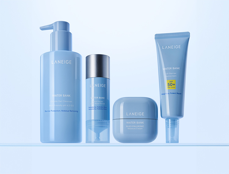 라네즈 워터뱅크 물광루틴