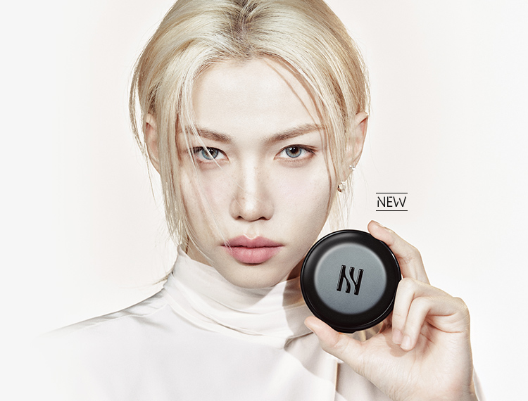블랙 쿠션 메쉬 파우더