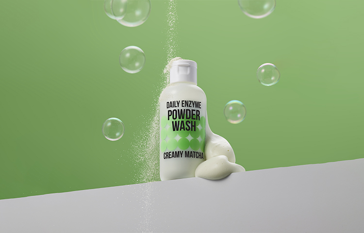 [아모레베이직] 데일리 말차 효소 파우더 워시 체험단