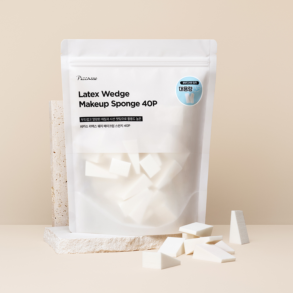 [피카소] 라텍스 웨지 스펀지 40P