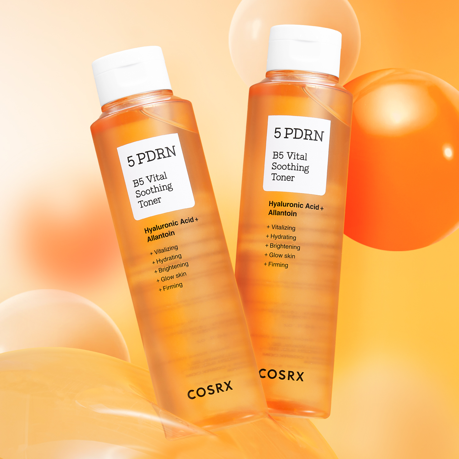 [더블] 5 PDRN 비파이브 바이탈 수딩 토너 280ml, 2개