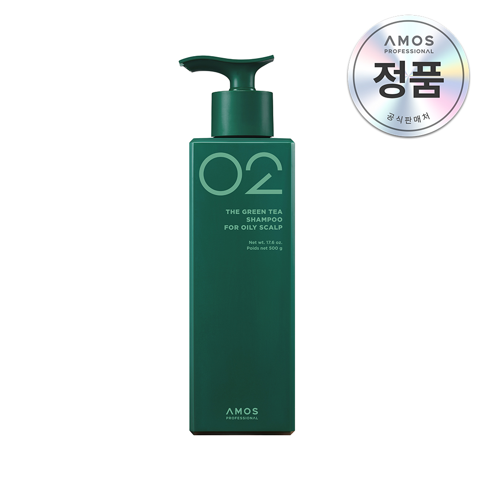 녹차실감 샴푸 지성 두피용 500g 상품 이미지 2