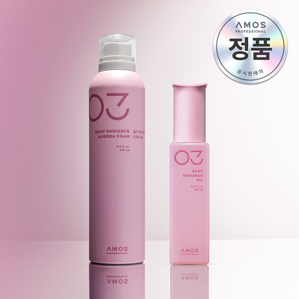 실키 글로우 세트 (오로라 폼 & 오일) 250ml/100ml 상품 이미지 1