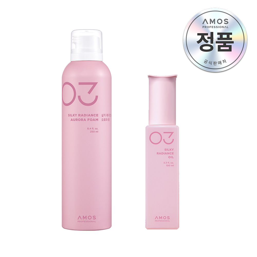 실키 글로우 세트 (오로라 폼 & 오일) 250ml/100ml 상품 이미지 2