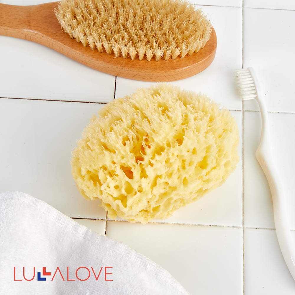 룰라러브 바디용 천연해면 스펀지 킹 2개 12~13cm