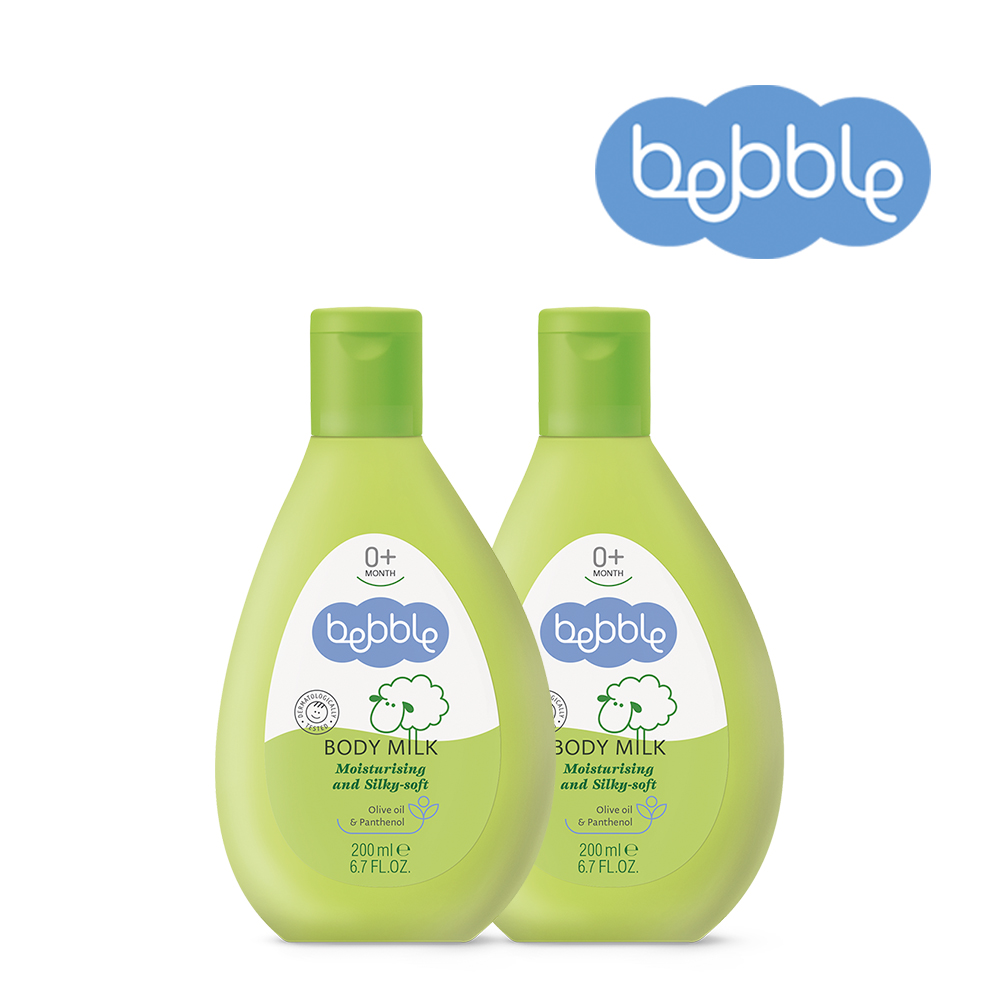 [자연주의베블] 베블 바디밀크(200ml) 2개입 (펌프1개증정)
