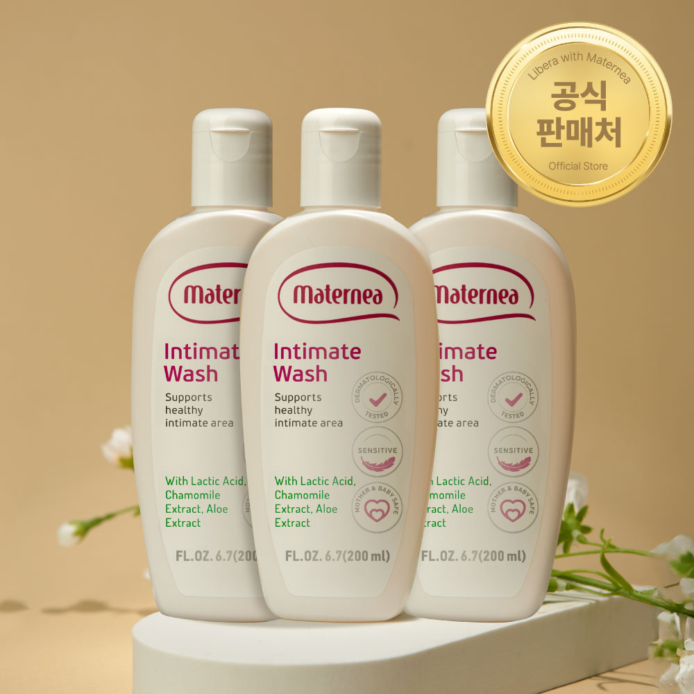 마더니아 임산부 약산성 외음부 여성청결제 200ml 3개입 (펌프증정)