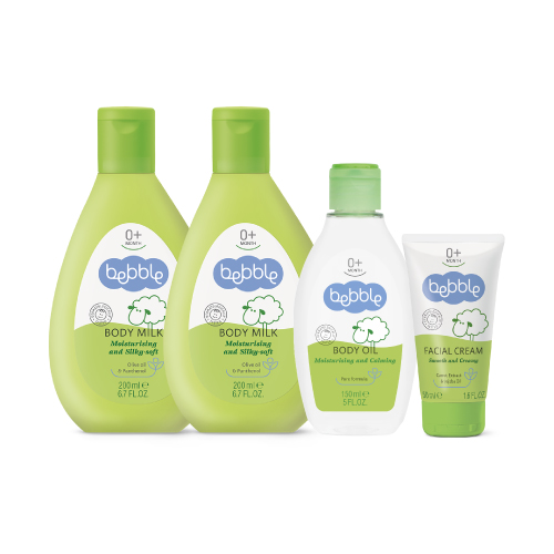 베블 촉촉한 바디 보습세트 ( 바디밀크2+페이셜크림+바디오일 )