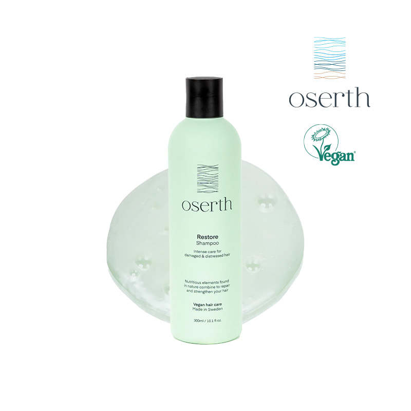 From Sweden 오쎄르 restore 리페어 재생 샴푸 300ml (손상모발용)