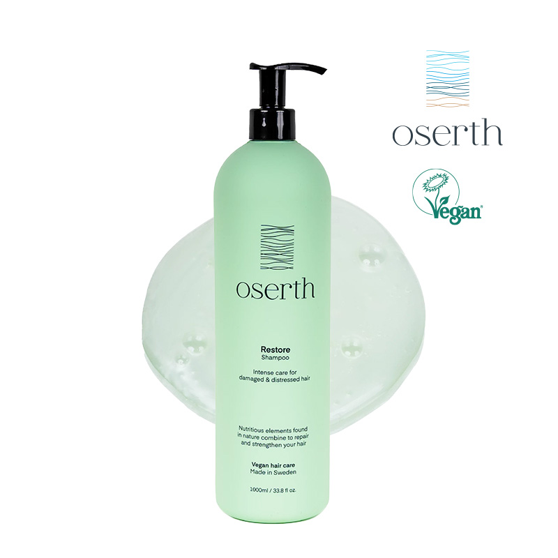 From Sweden 오쎄르 restore 리페어 재생 샴푸 1000ml (손상모발용)