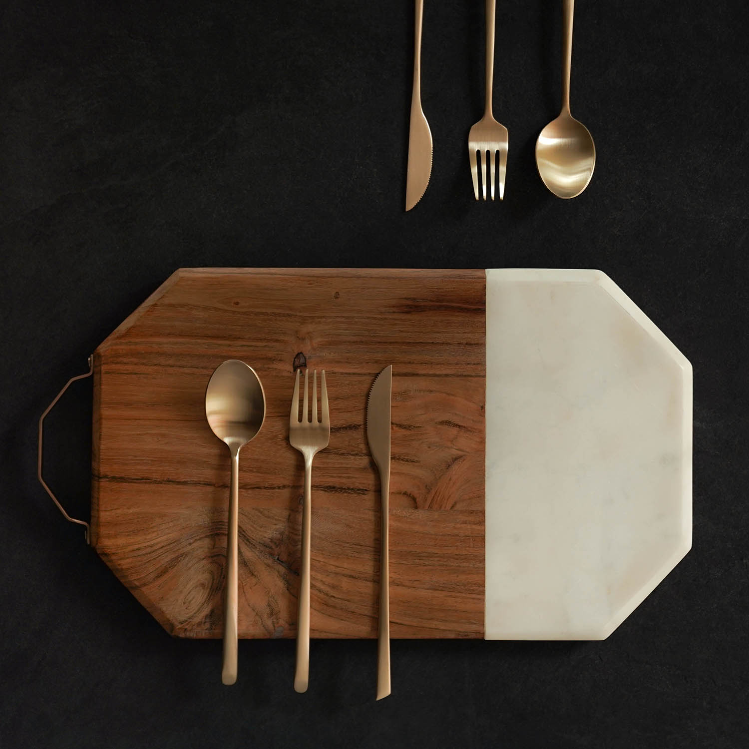 놋담 방짜유기 유기 블랑 디너 커트러리 2인세트(6P)