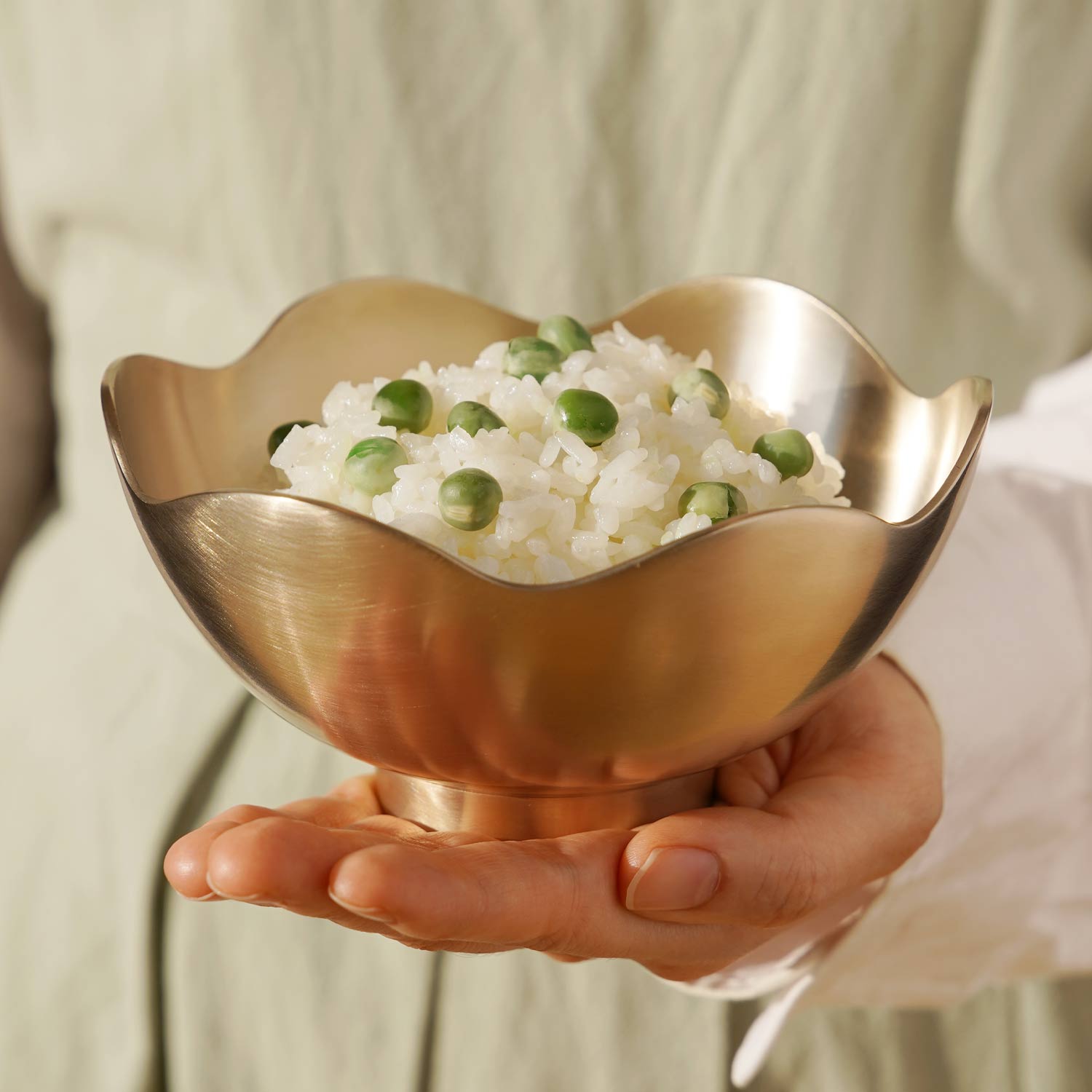 놋담 방짜유기 꽃볼 소