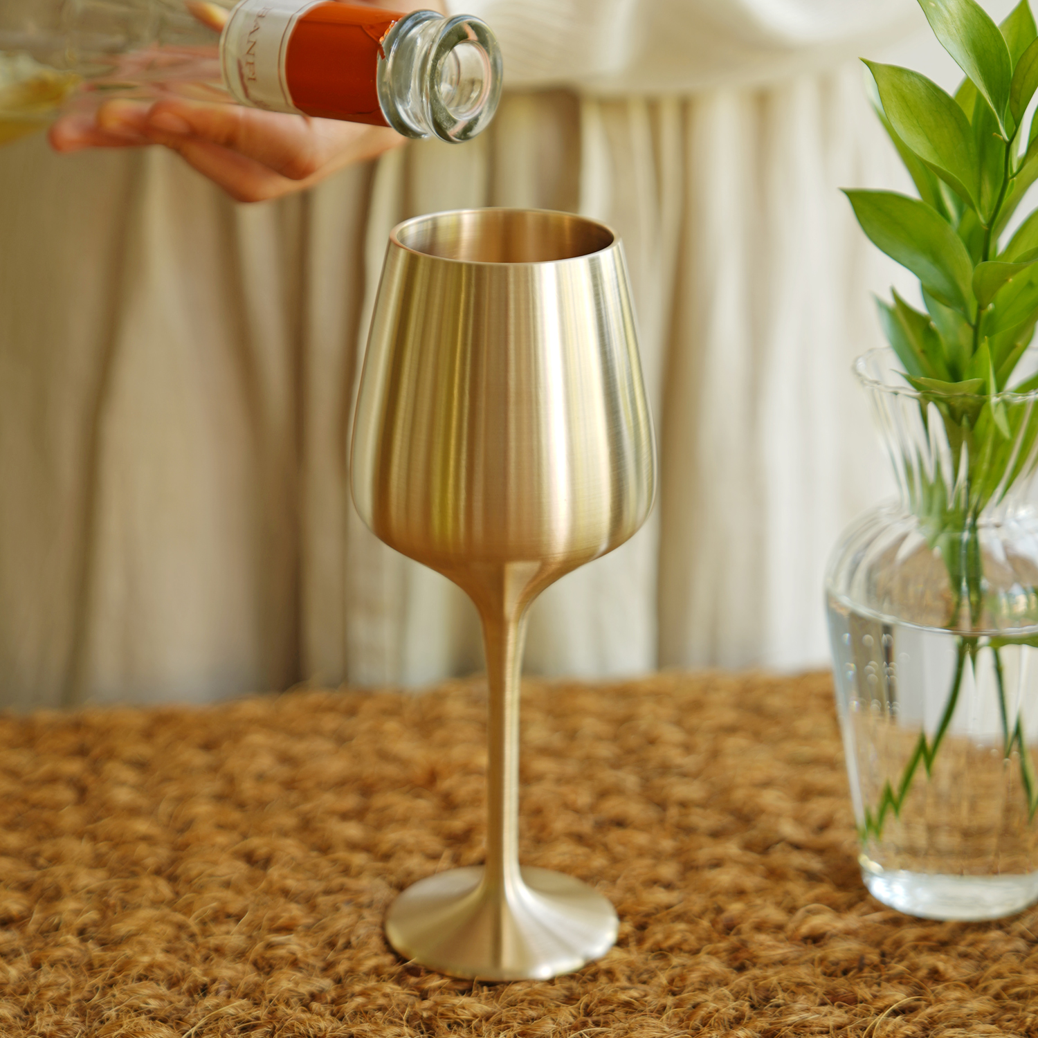 놋담 유기 와인잔 특대