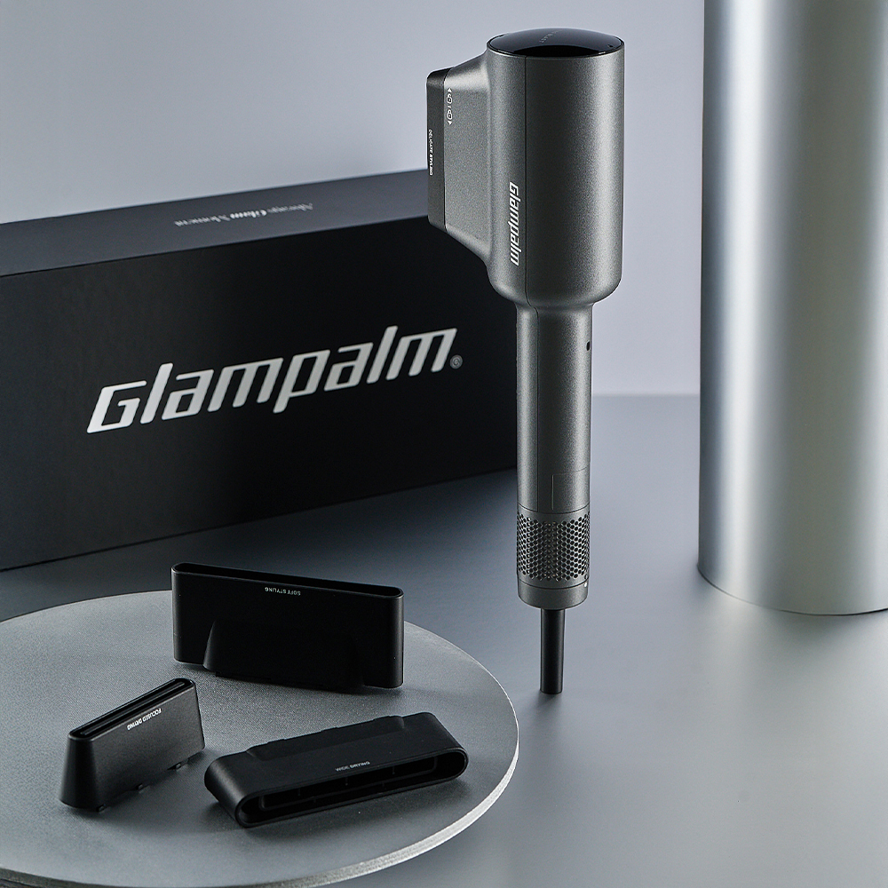 [글램팜] 글램뮤즈 슈팅블라스트 GP717GM (건메탈) BLDC 항공모터 헤어 드라이기