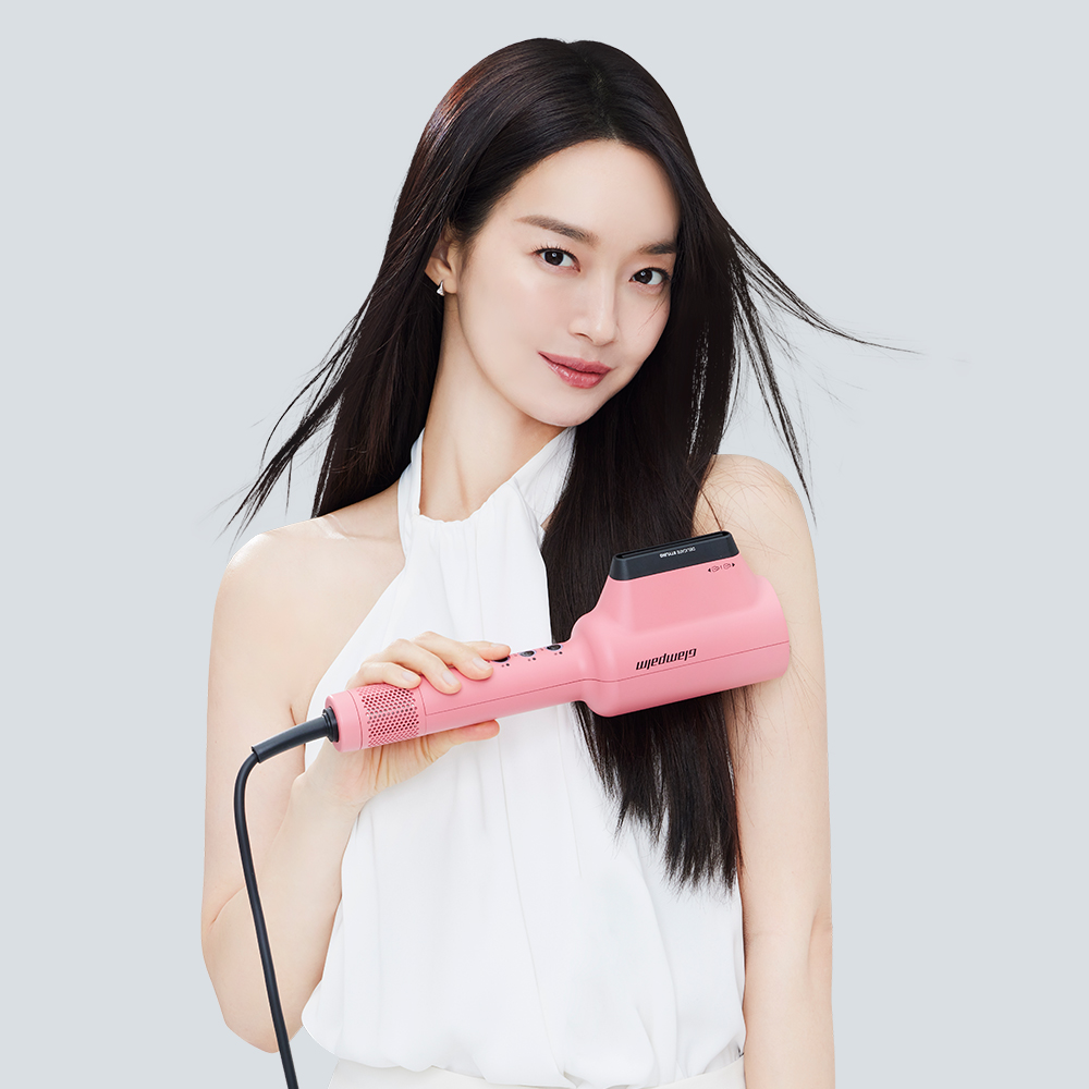 [글램팜] 글램뮤즈 슈팅블라스트 GP717BP (글램핑크) BLDC 항공모터 헤어 드라이기