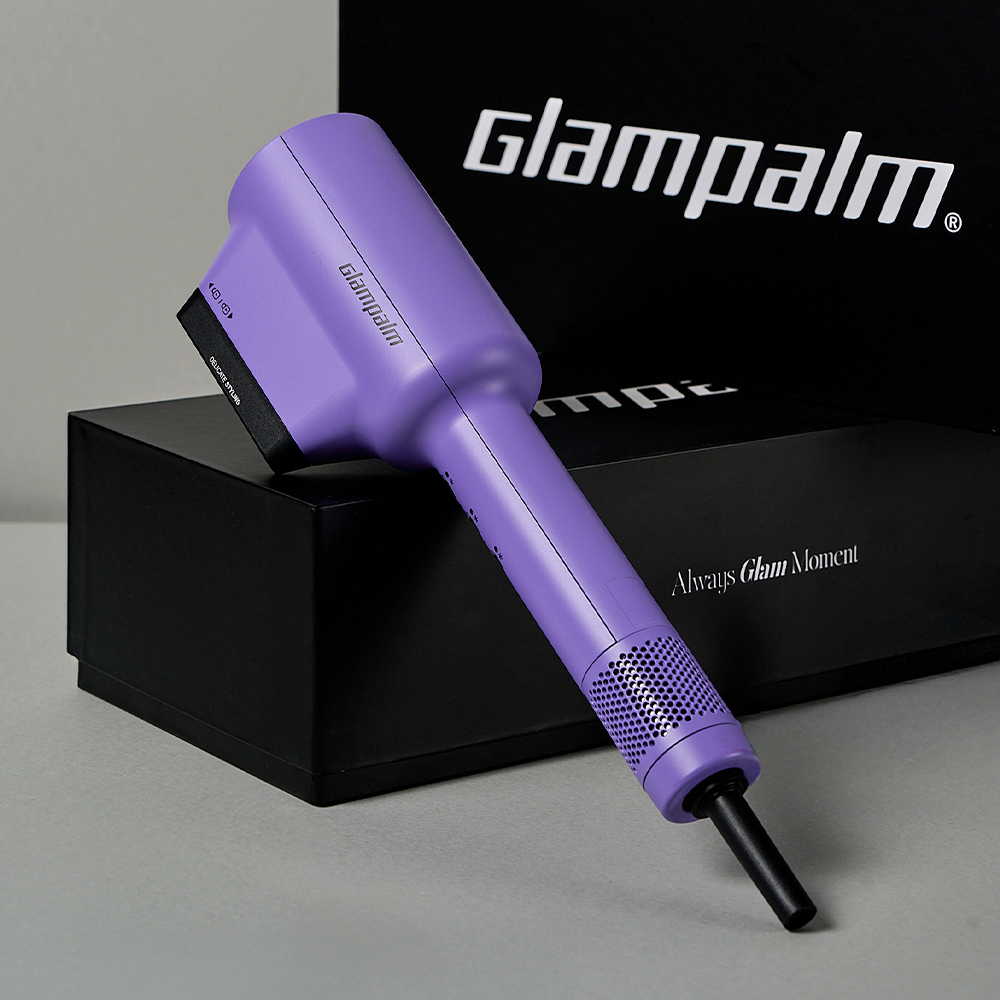 [글램팜] 글램뮤즈 슈팅블라스트 GP717PP (글램퍼플) BLDC 항공모터 헤어 드라이기