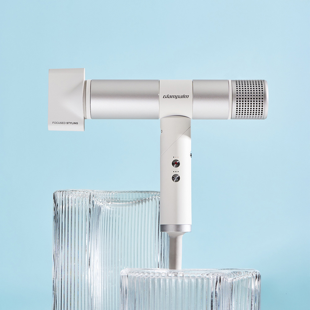 [글램팜] 글램시크 에어 트립 GP716WH (화이트) 프리볼트 여행용 접이식 헤어 드라이기