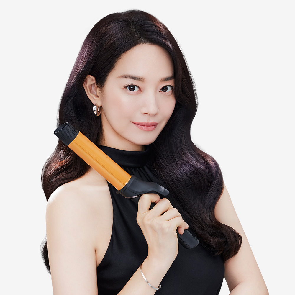 [글램팜] GP628AL 글램뮤즈 컬링 아이롱 봉고데기 오리지널블랙 36mm