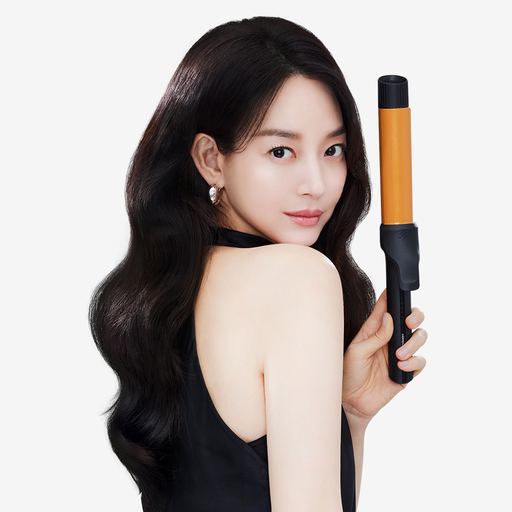 [글램팜] GP628AM 글램뮤즈 컬링 아이롱 봉고데기 오리지널블랙 32mm