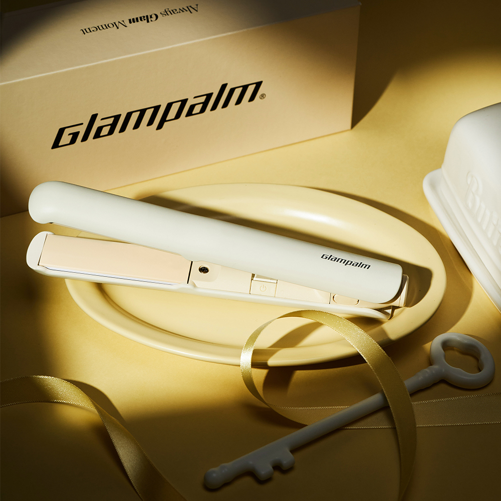 [글램팜] GP105CVBT 글램시크 OMG(오마이글램) 볼륨형 미들사이즈 고데기 (버터)