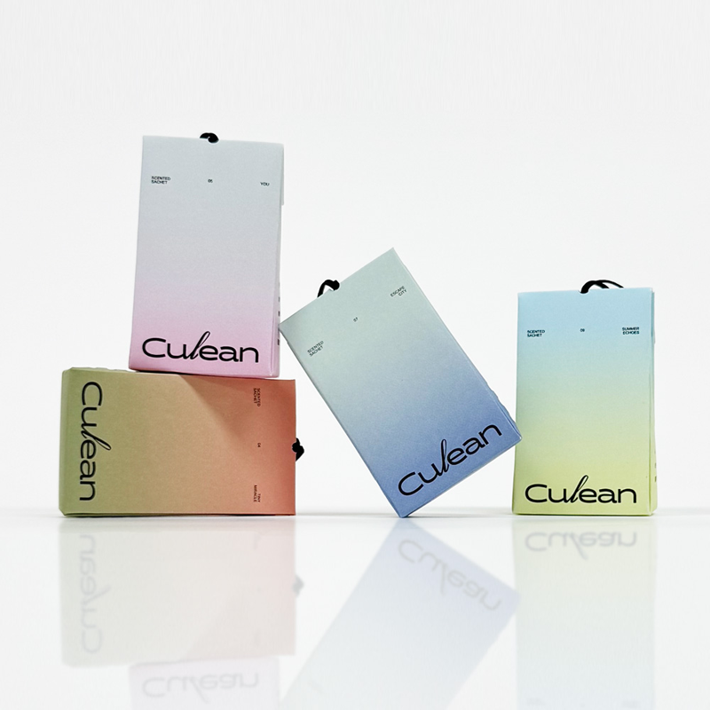 차량용 방향제 디스커버리 세트 - 센티드 사쉐 미니 4가지 향 (각 4g, 총 4개입)