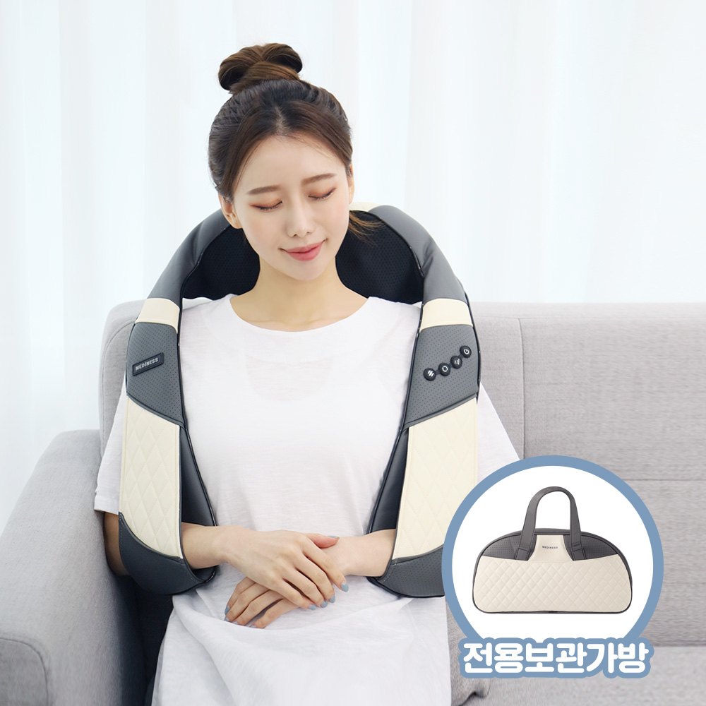 씨아추 무선 온열 마사지기 목 어깨 안마기 전용백포함 3종 상품 이미지 5