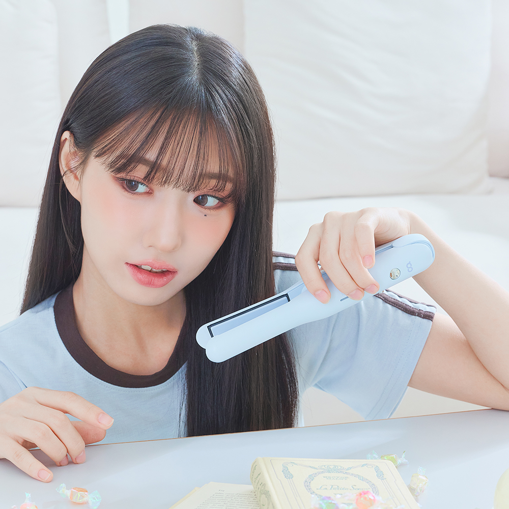 무선 고데기 미니 매직기 볼륨 헤어 앞머리 판 고데기 상품 이미지 2