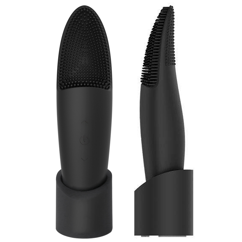 퓨어라인 실리콘 진동 클렌저 블랙헤드 코 피지제거 얼굴 전동 마사지기