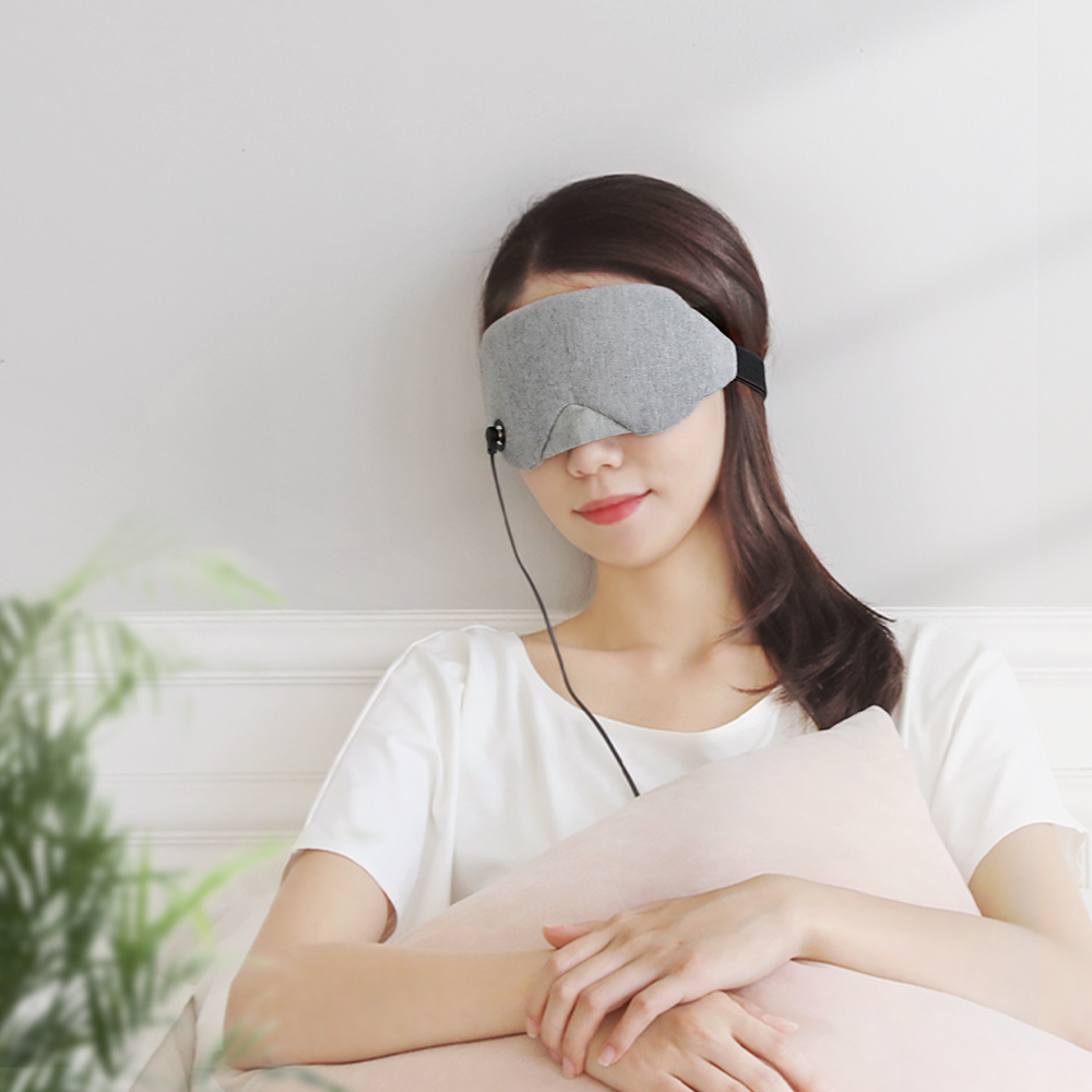 굿나잇 온열 수면 안대 무선 눈찜질기 마사지 발열 안구건조증 안마기 상품 이미지 2
