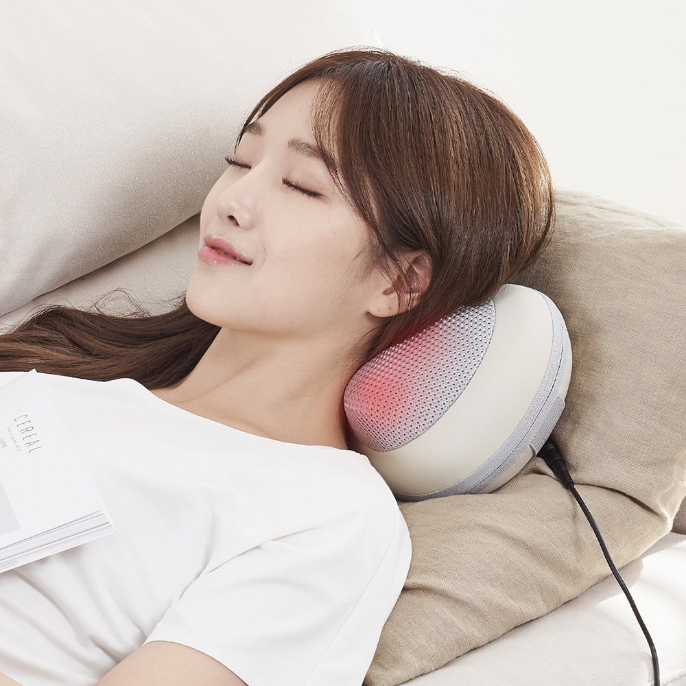 슬리머 마사지기 쿠션안마기 목안마 어깨 다리 허리 종아리 발 온열 마사지기 쿠션마사지기