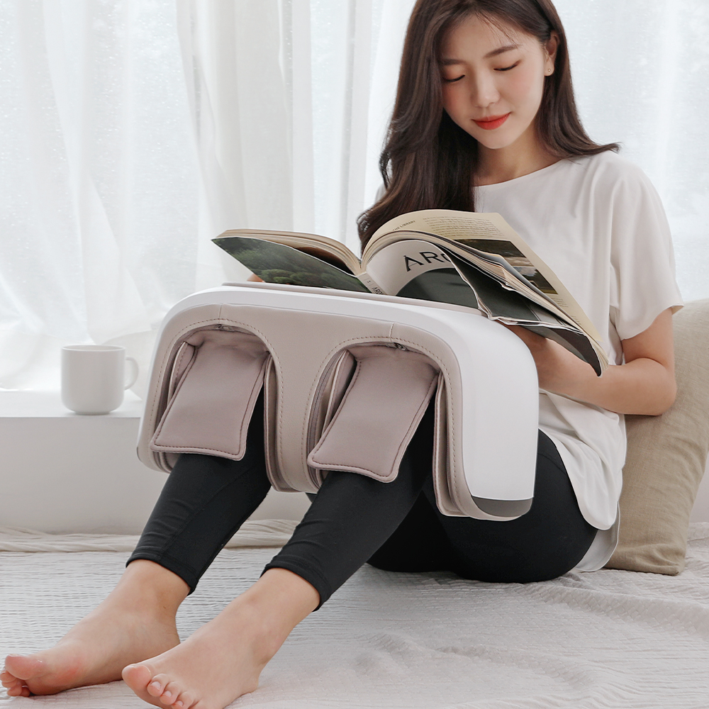 듀얼 무릎 마사지기 V2 무선 종아리 온열 찜질 안마기