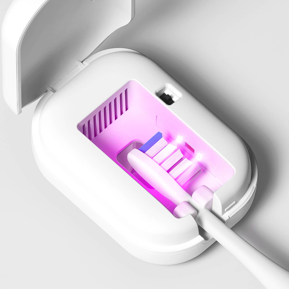 클린이퓨어PRO 휴대용 칫솔살균기 바람건조 고온히팅 유선 무선 겸용 UVC LED 살균 상품 이미지 2