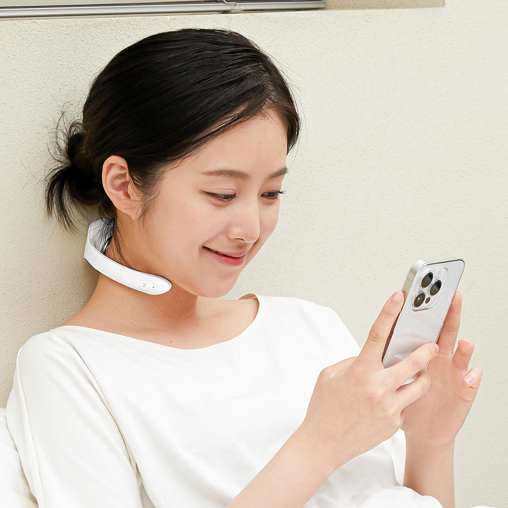 넥큐어 온열 저주파 EMS 목마사지기 전기 안마기