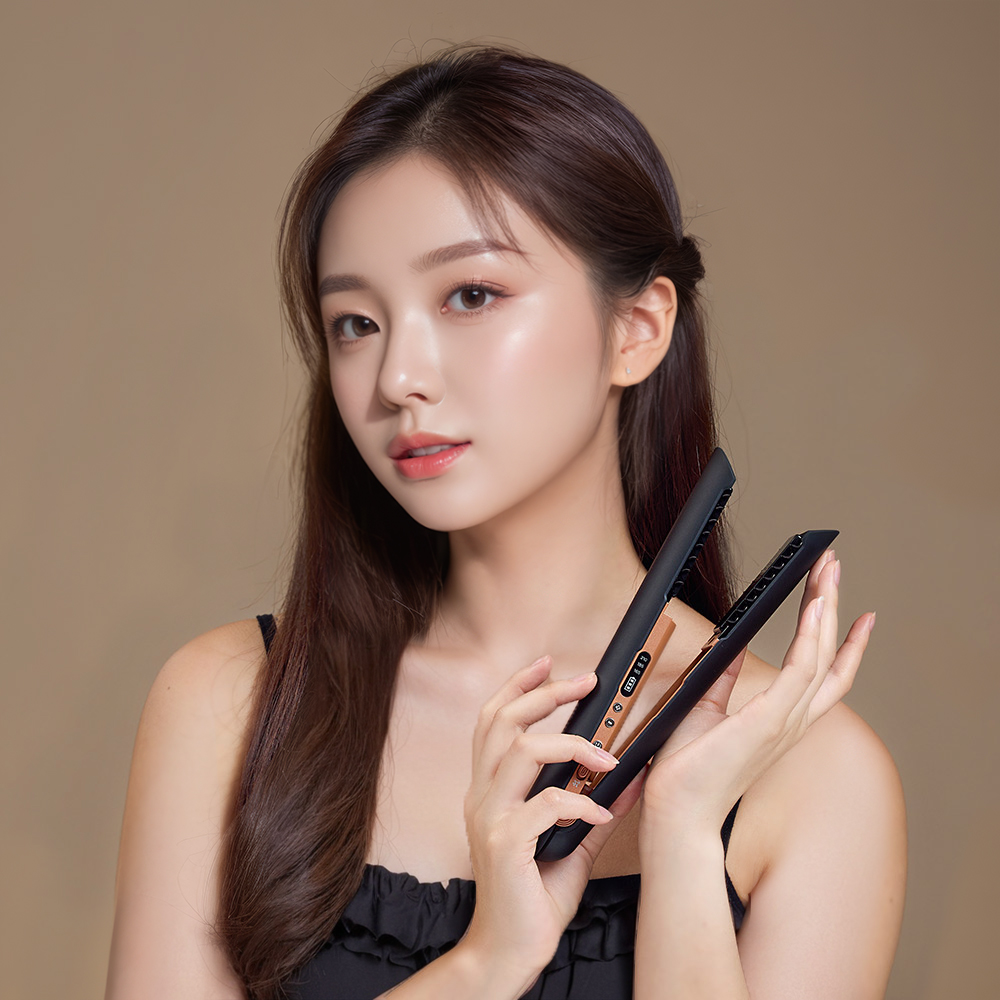 더벨벳 무선 고데기 미니 휴대용 앞머리 판 고대기 뿌리볼륨 헤어 매직기