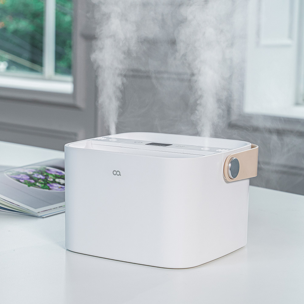 플렌티큐브2L 무선 미니 가습기 듀얼 휴대용 탁상용 사무실 USB 책상 충전식 필터