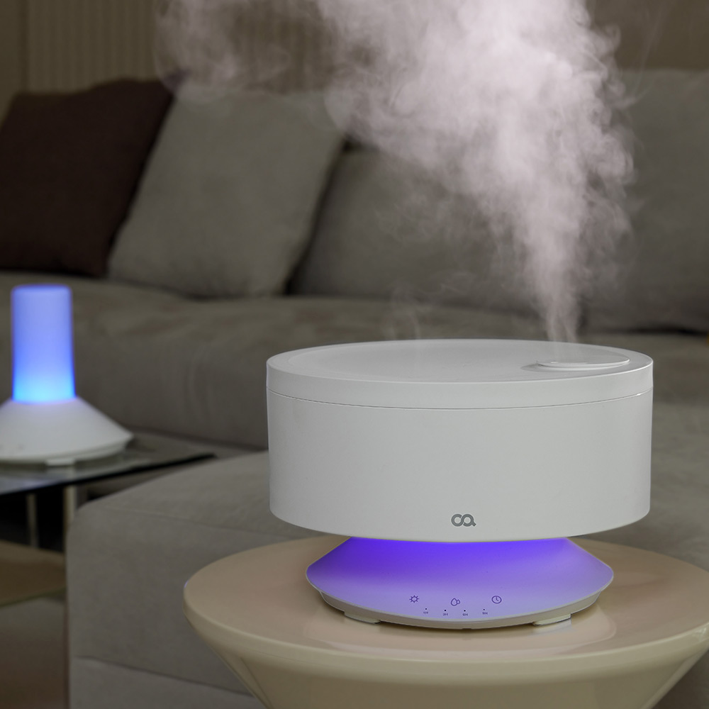 플렌티무드 미니 가습기 7가지 무드등 소형 초음파 원룸 안방 세척편한 통세척 가정용