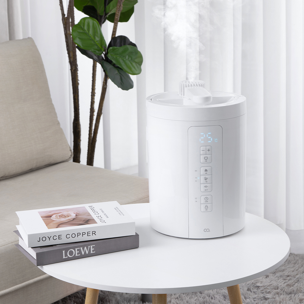 플렌티스팀 3L 대용량 가열식 가습기 자동세척 차일드락 스테인레스 온열 살균 보온