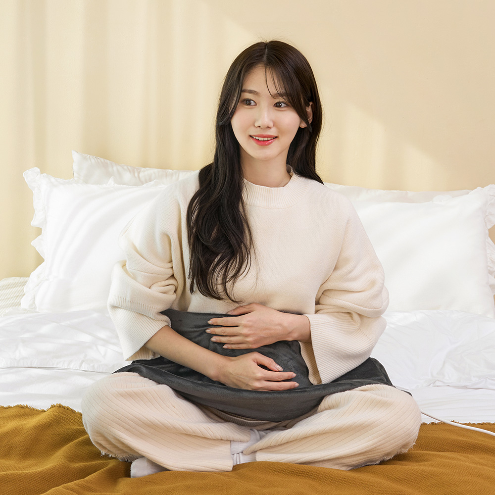 온열 찜질기 전기 허리 복부 온열기 배 찜질팩 휴대용 전기핫팩 극세사 사무실 가정용 상품 이미지 2