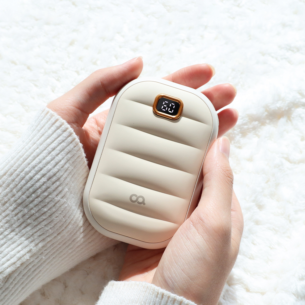 볼록 핸디 난로 미니 휴대용 USB 충전식 양면발열 손난로 대용량 보조배터리