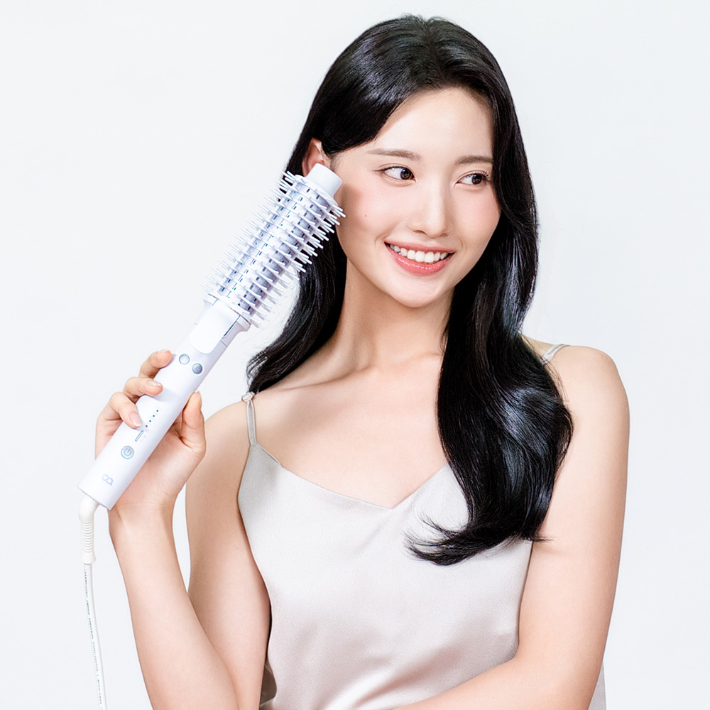 오토셋 자동 회전 봉고데기 웨이브 아이롱 롤 빗 고데기