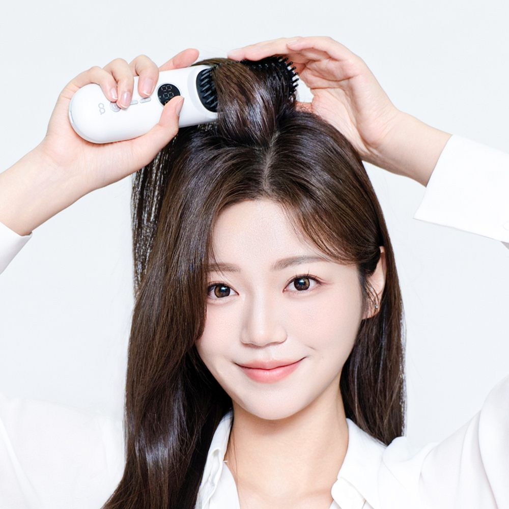 볼륨업 무선 빗 고데기 휴대용 미니 볼륨 고대기 헤어 매직기 상품 이미지 2