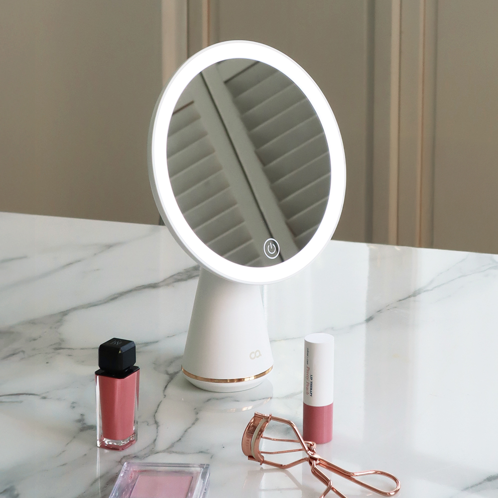 뷰티 LED 탁상 조명 화장 접이식 책상 메이크업 거울