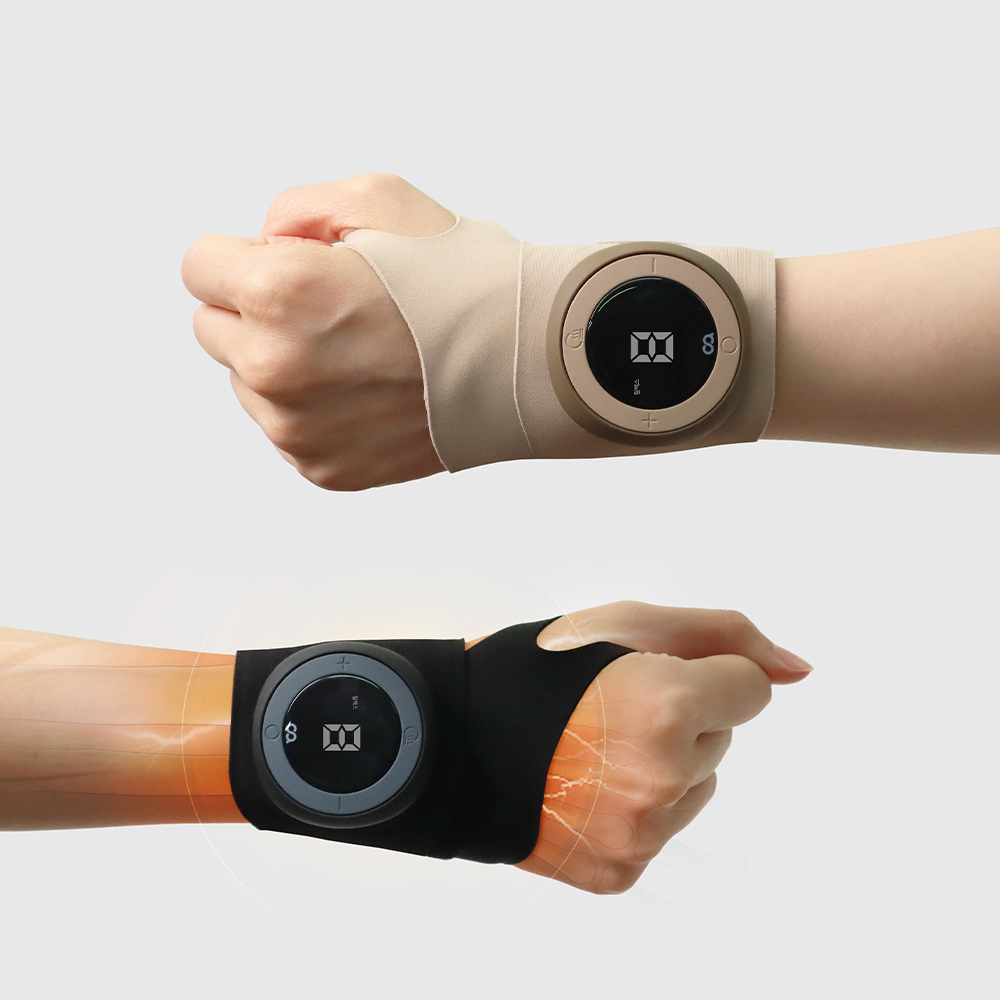 히트스팟S 무선 온열 찜질 손목 마사지기 EMS 미니 휴대용 안마기 보호대 출산선물