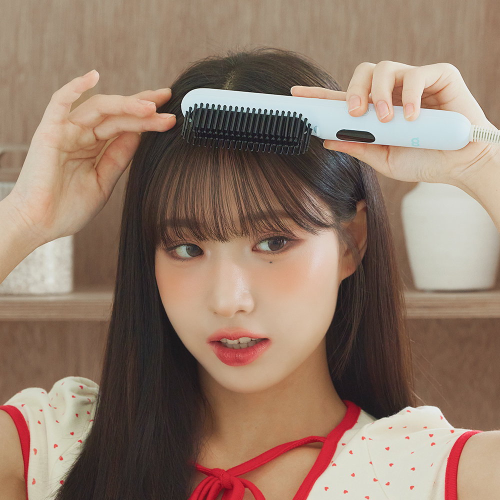 베이직 빗고데기 뿌리 볼륨 고대기 매직기 헤어 브러쉬 상품 이미지 3