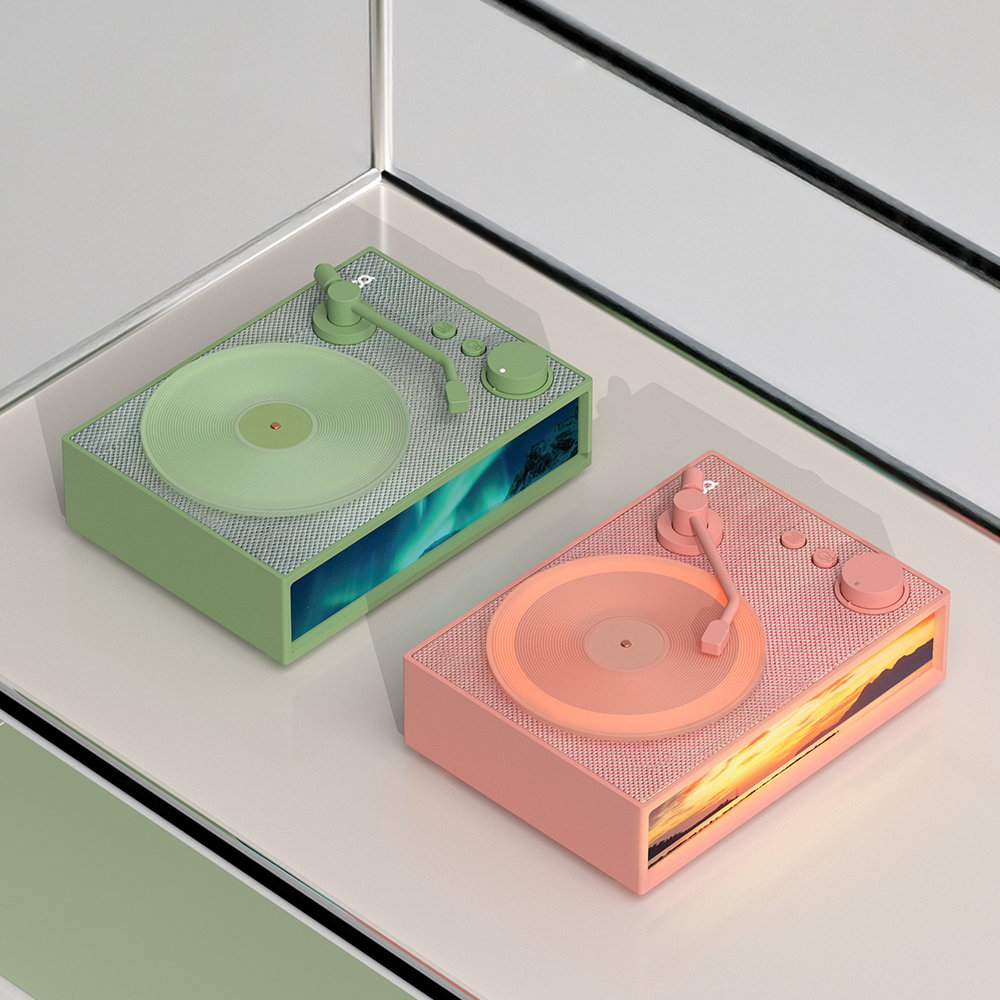 디퓨저 턴테이블스피커 무선 블루투스 아로마 LP