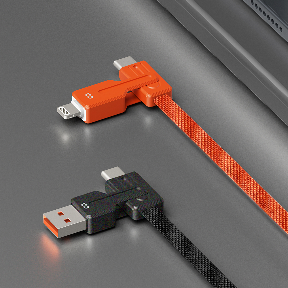 몬스터M 4in1 멀티 고속 충전케이블 ctoc 8핀