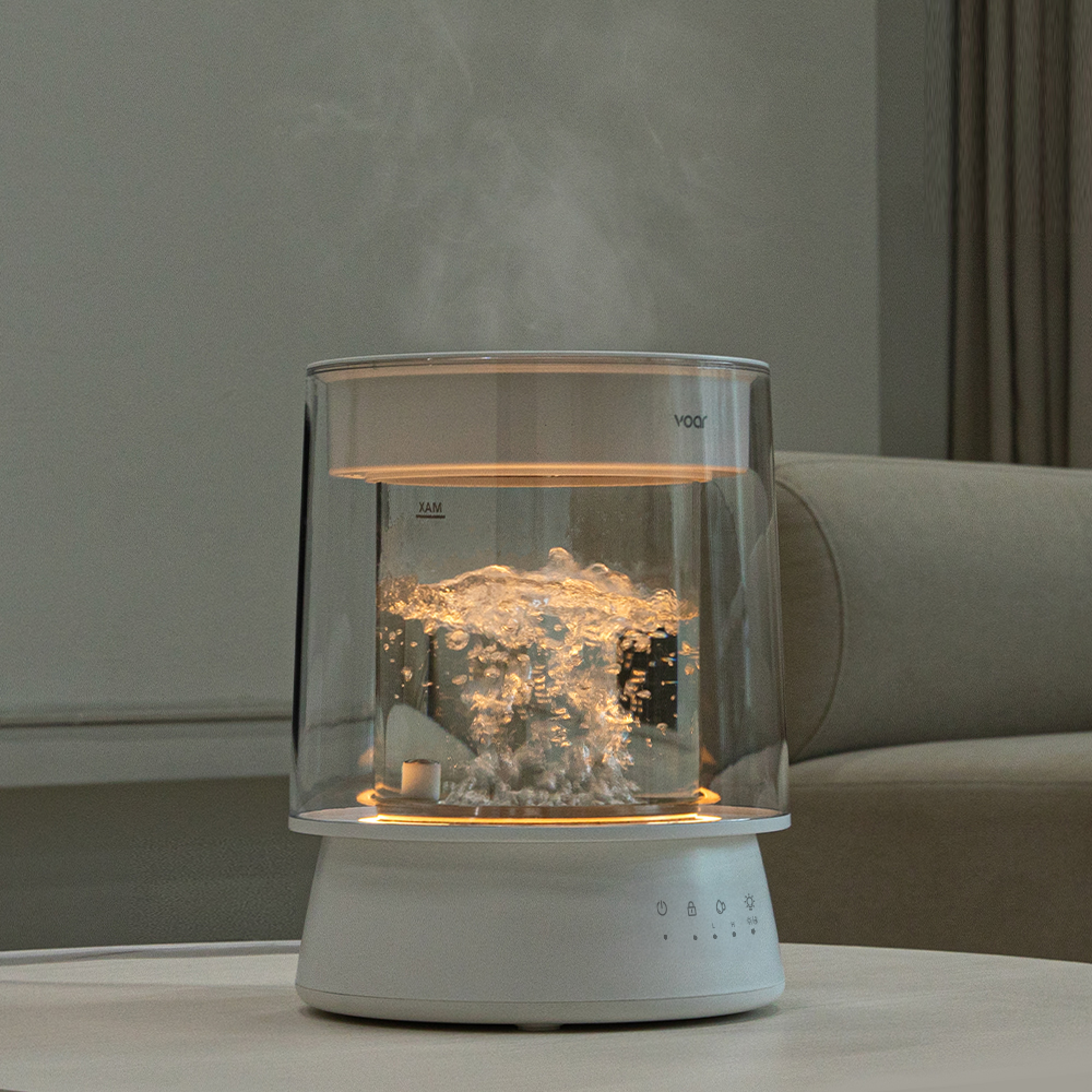 더글라스 물멍 가열식 가습기 분리세척 대용량 통유리 무드등 아기 신생아 저소음 스텐