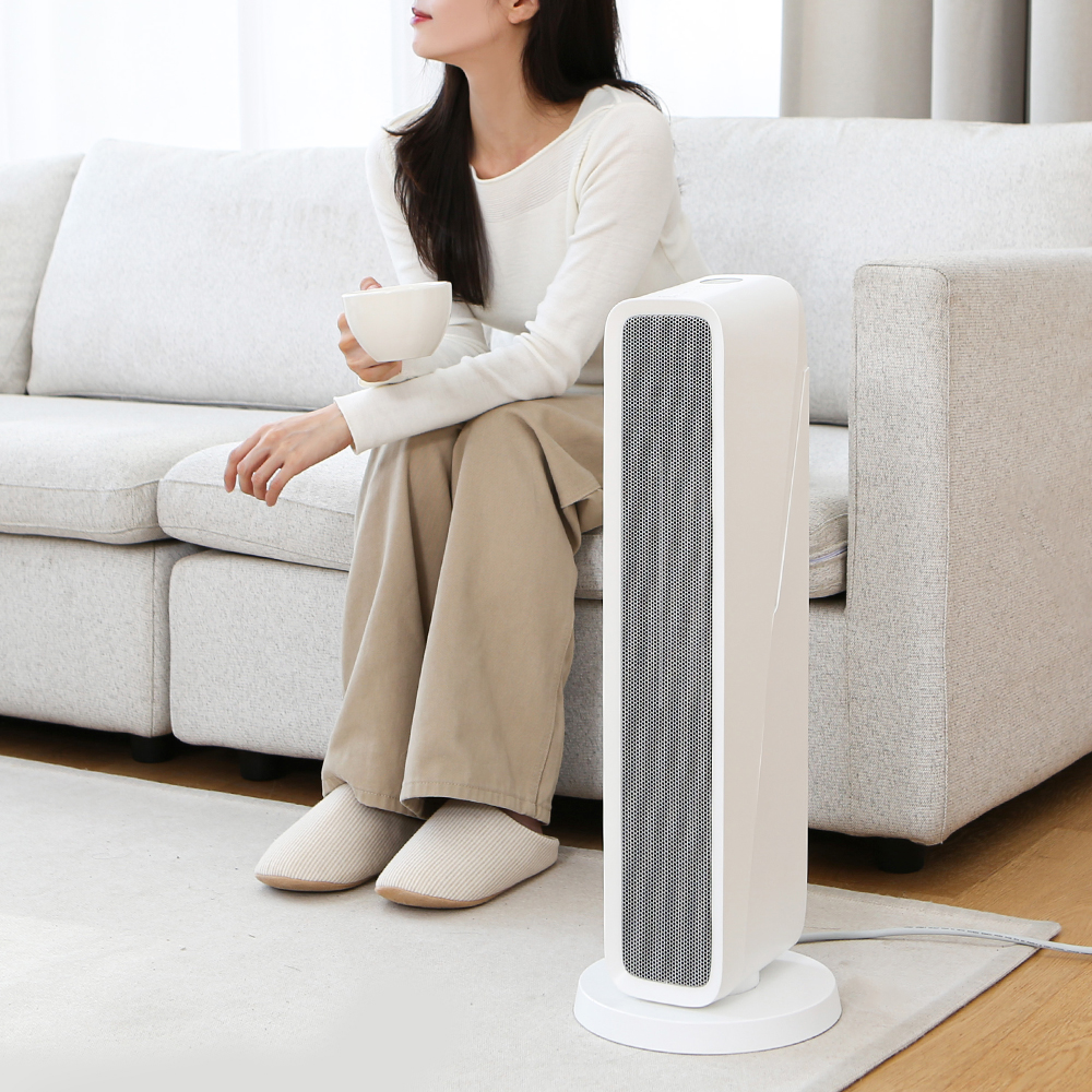 웜시스 타워형 슬림 전기 온풍기 스탠드 PTC 히터